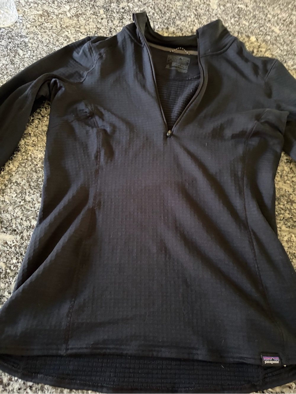 Patagonia Black Women's Half-Zip Performance Top